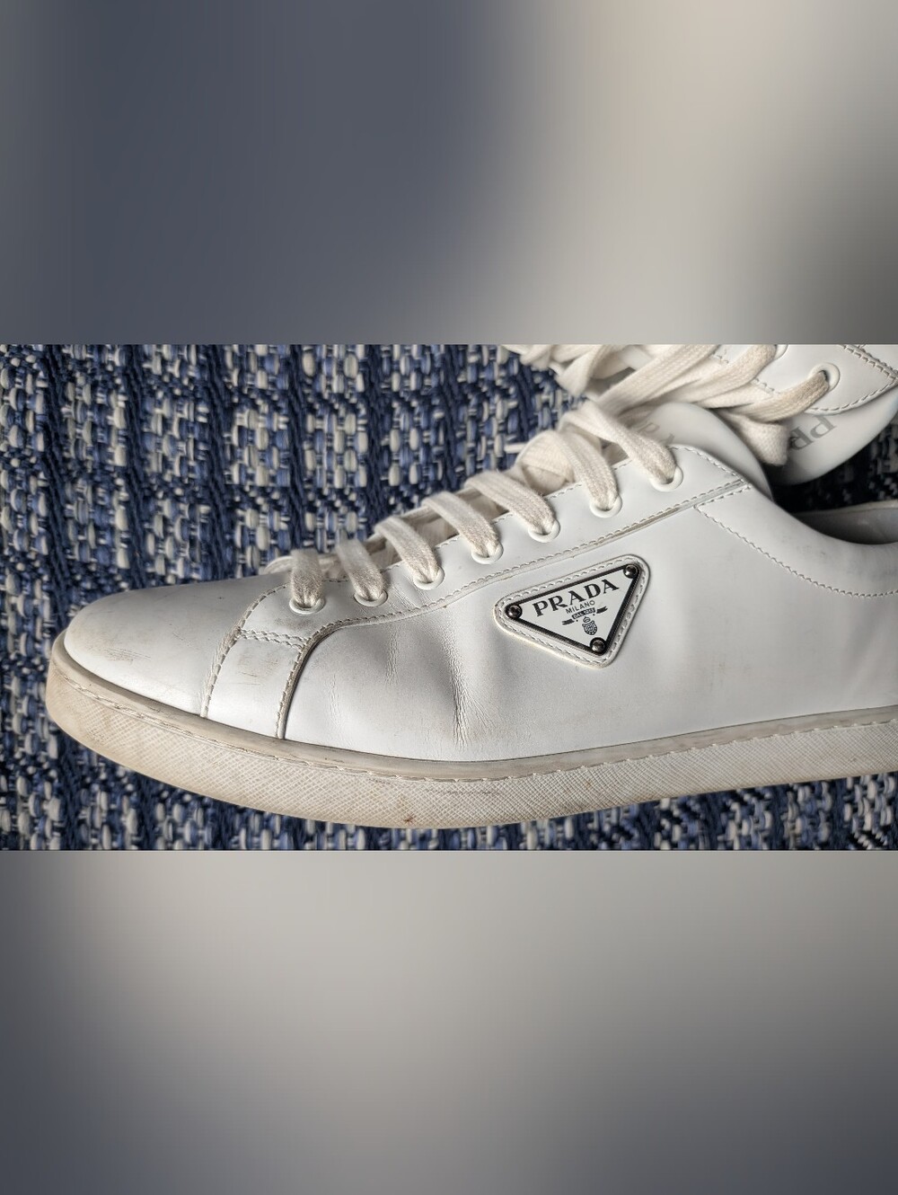 Prada Men’s White Sneakers - Picture 9 of 16